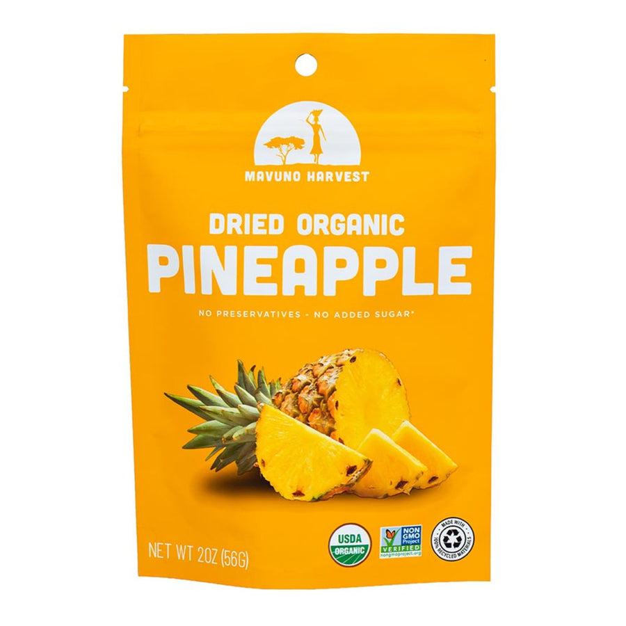 Mavuno Harvest Organic Dried Pineapple (6-Pack)