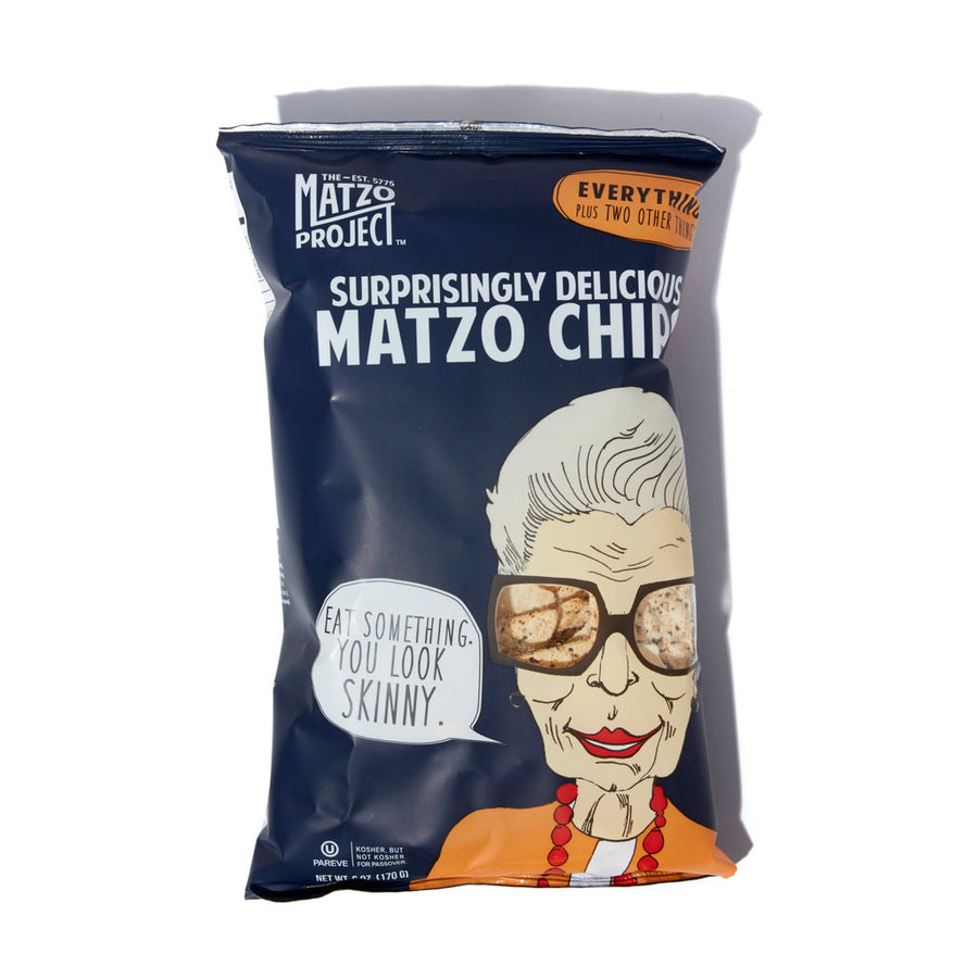 Large Bag of Everything Matzo Chips (12-pack)