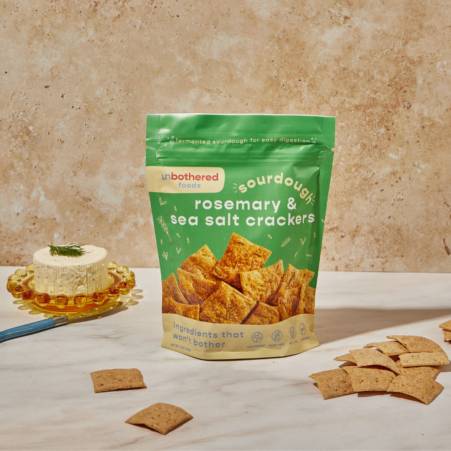Rosemary & Sea Salt Sourdough Crackers (2-pack)