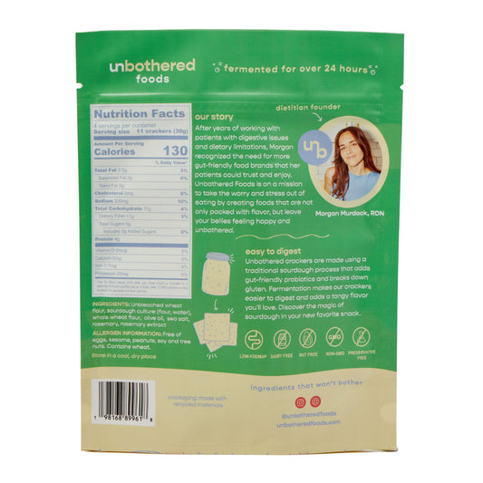 Rosemary & Sea Salt Sourdough Crackers (2-pack)