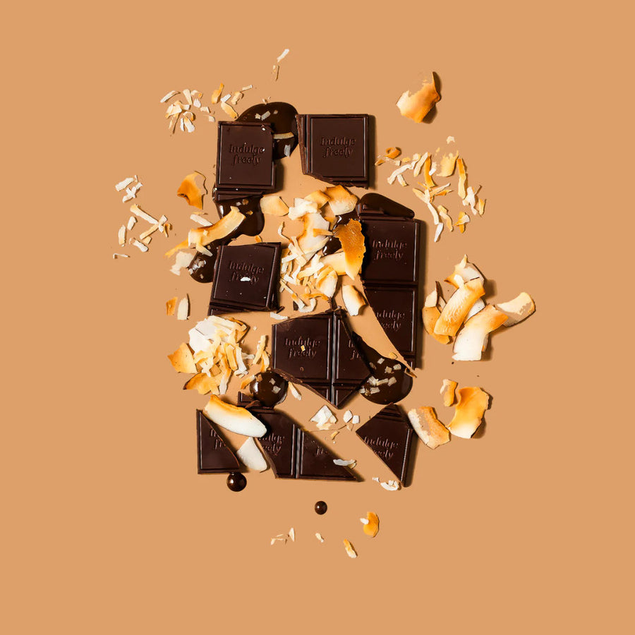 Toasted Coconut Flakes Chocolate - 72% Cacao