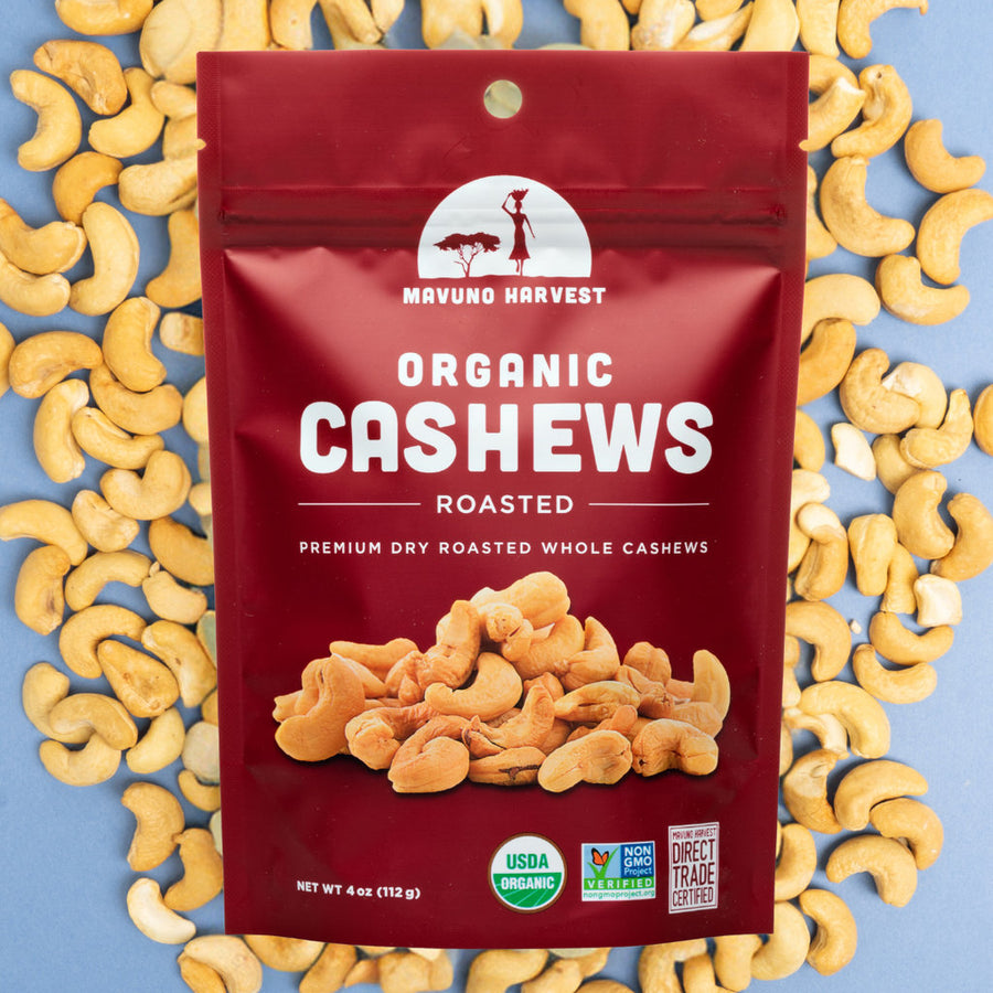 Mavuno Harvest Organic Roasted Cashews