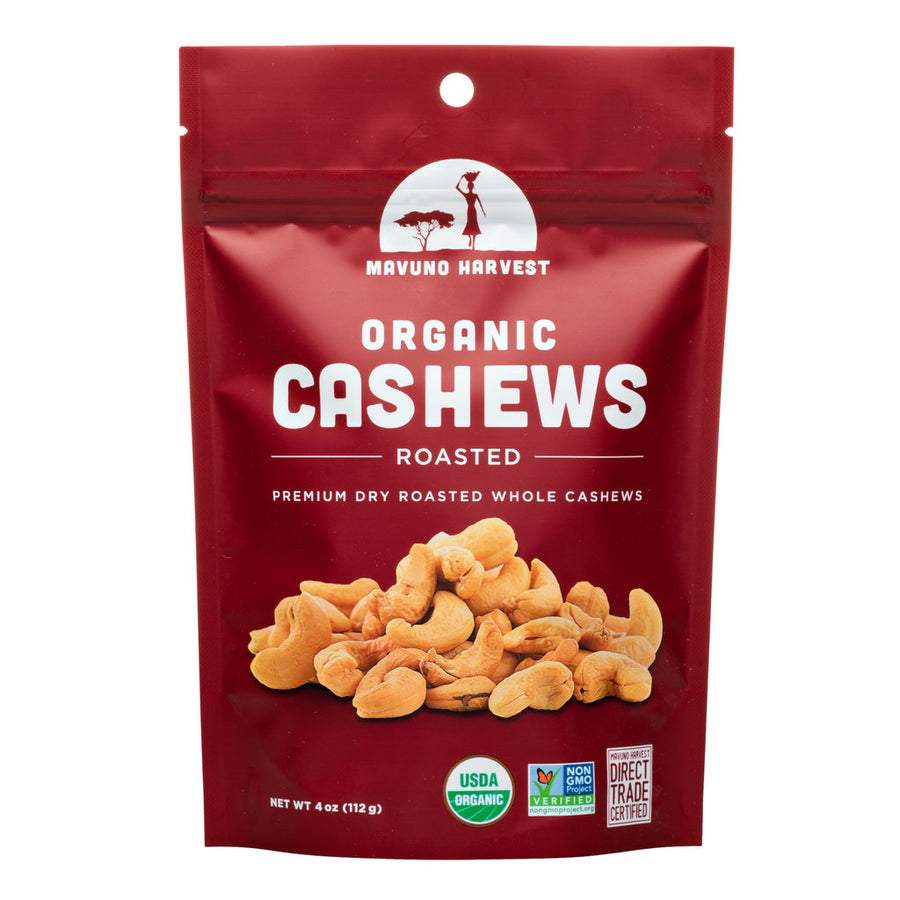 Mavuno Harvest Organic Roasted Cashews