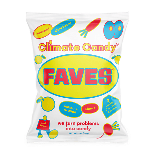 FAVES Citrus Real Fruit Chews (12-Pack)