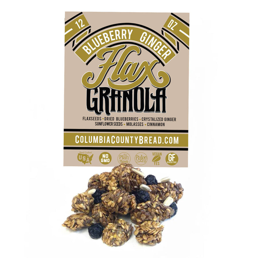 Blueberry Ginger Flax Granola