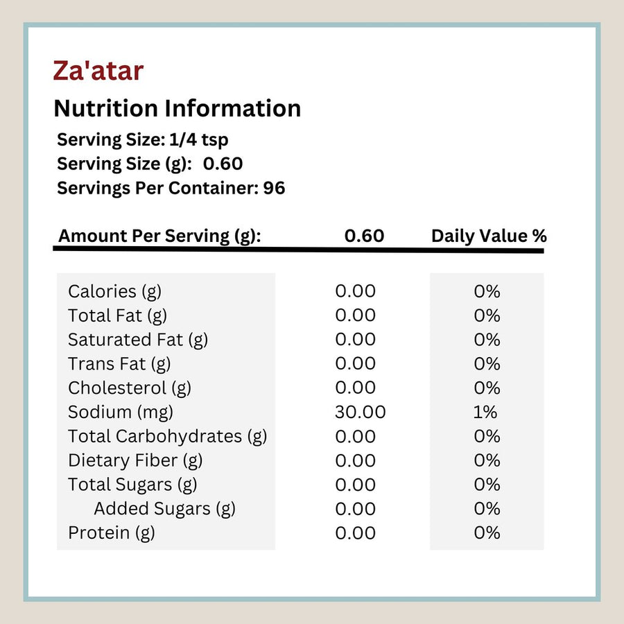 Za'atar Spice Blend