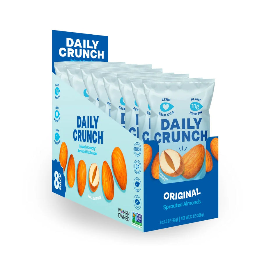 Unsalted Sprouted Almonds, Single Serve (8-Pack)