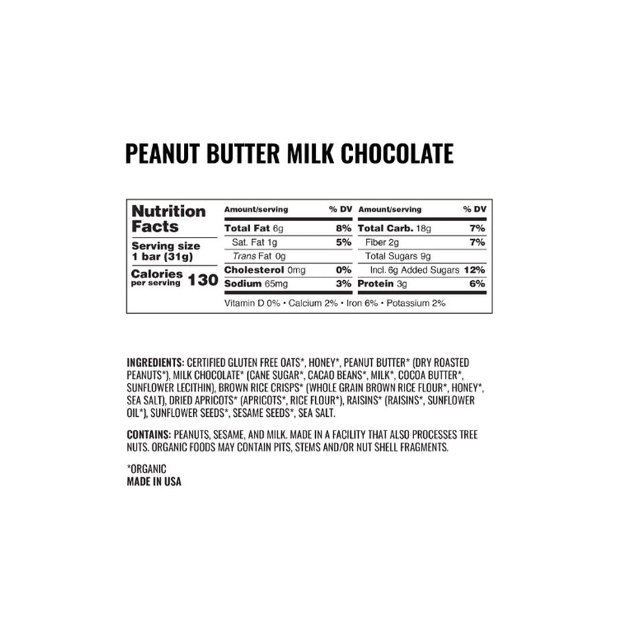 Peanut Butter Milk Chocolate Kids Bars (24-Pack)