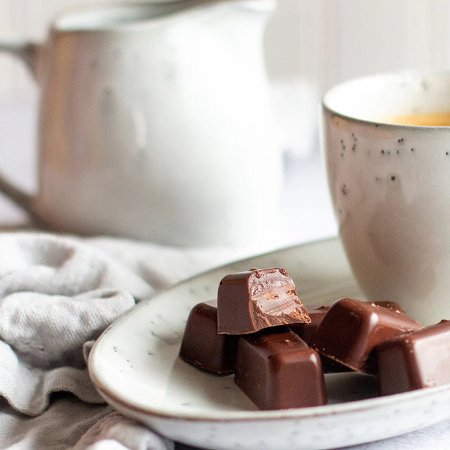 Keto Cookie Dough Truffles - Dark Chocolate Cookie Dough