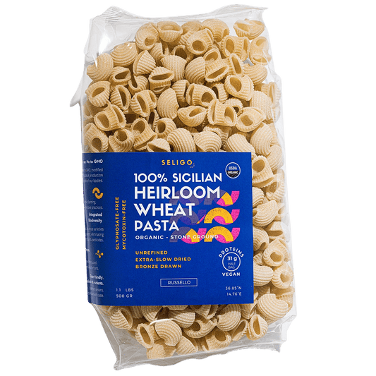 Organic Conchiglie Pasta - 100% Sicilian Heirloom Wheat
