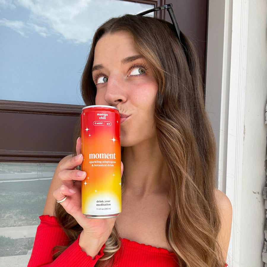 Moment - Mango Chili Botanical Soda (12-pack)