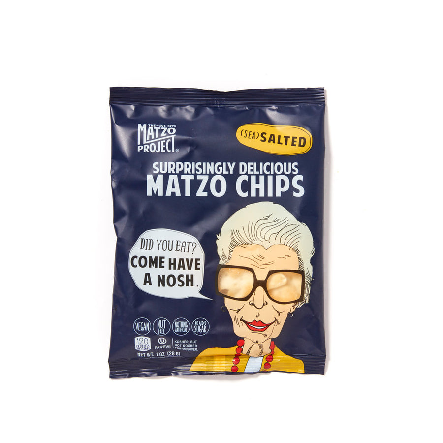 Small Bag of Salted Matzo Chips (24-pack)