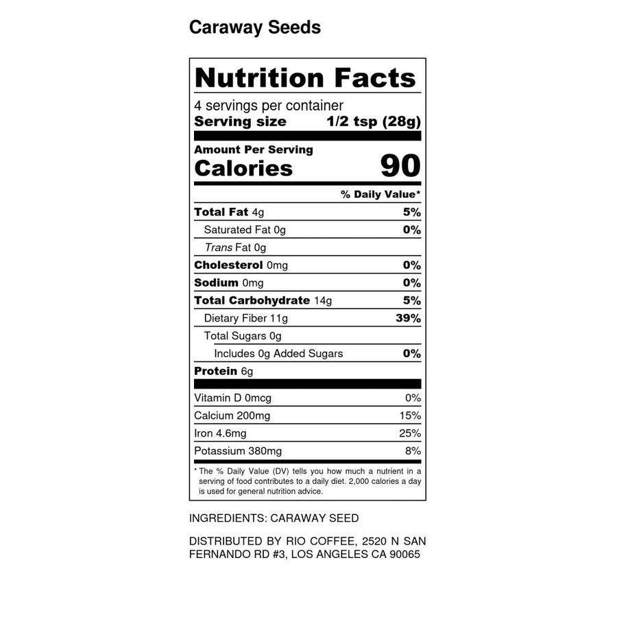 Wild Caraway Seeds - 2 Oz (Pack)