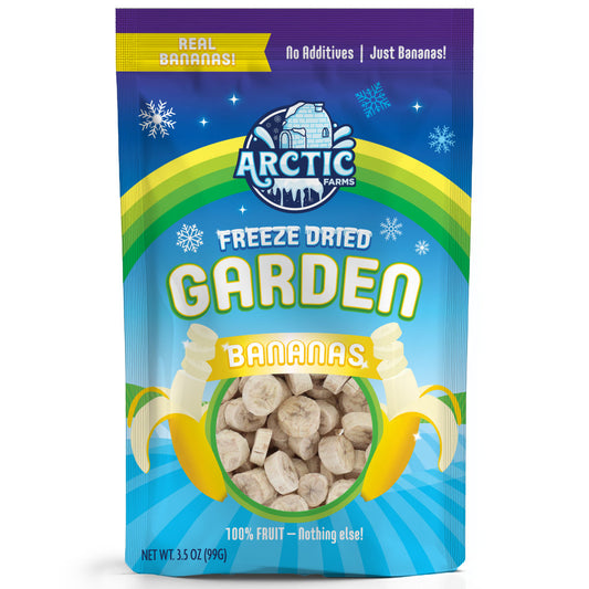 Freeze Dried Banana Chips - 100% Real Fruit (Large Pack)