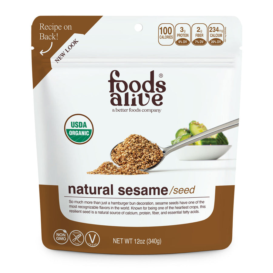 Natural Sesame Seeds 12oz (2-Pack)