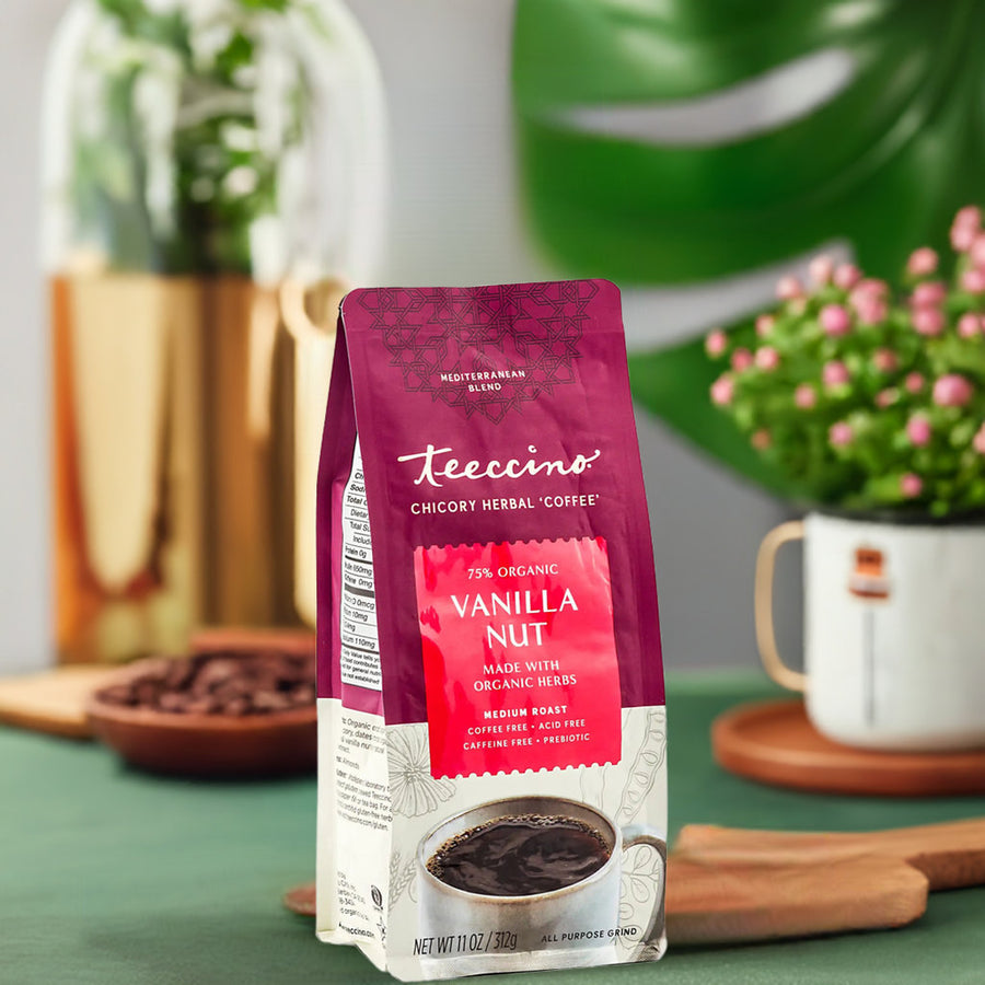 Vanilla Nut Chicory Herbal Coffee