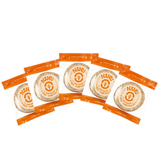 Nanu's Multi-Seed Oat Tortilla (5-Pack)