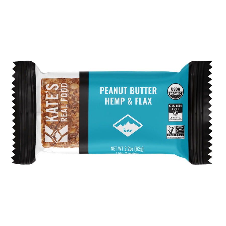 Peanut Butter Hemp & Flax Bars (12-Pack)