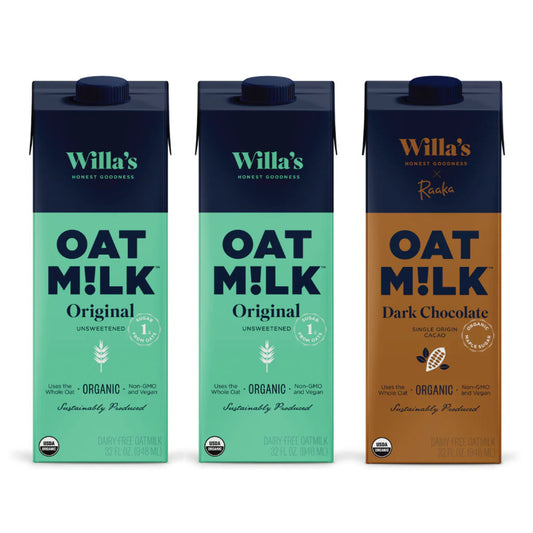 Willa's Fan Favorites Vegan Oat Milk (3-Pack)