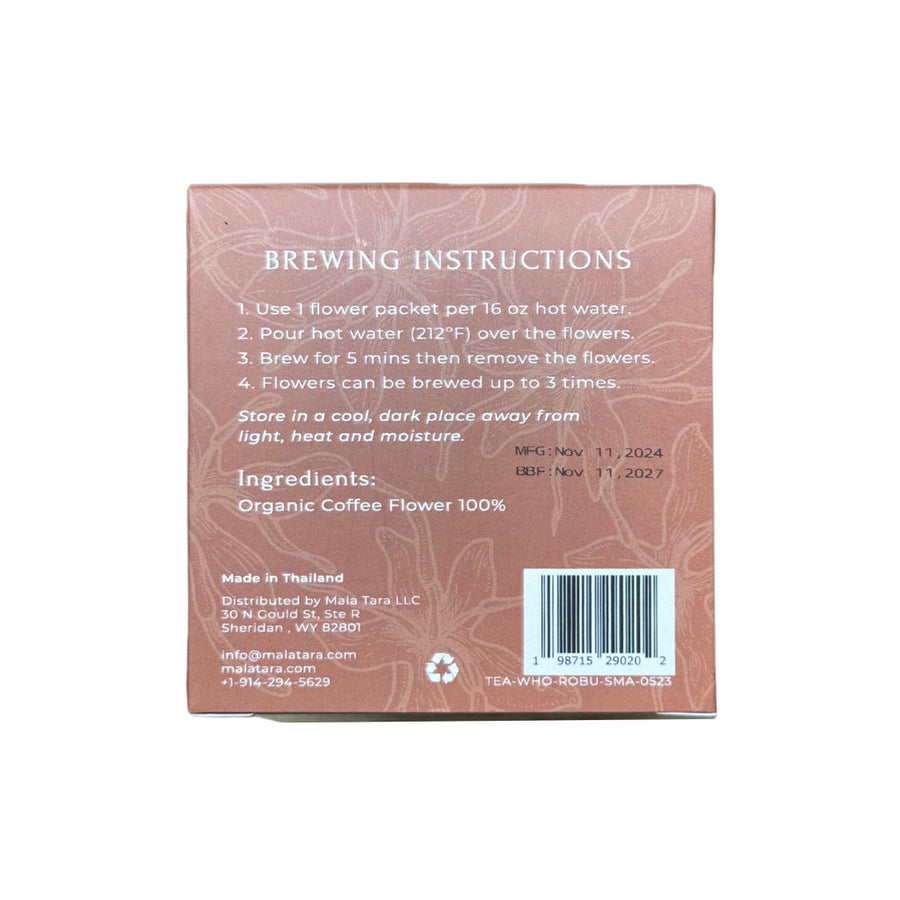 Organic Coffee Whole Flower Tea Box (Caffeine-Free)