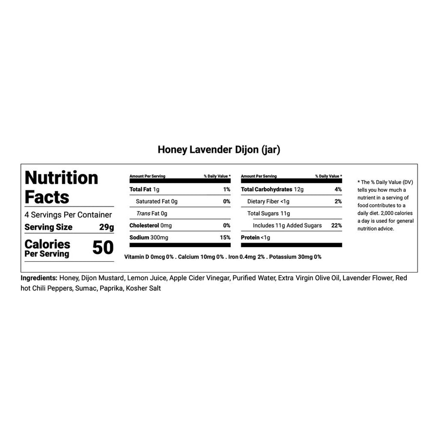 Honey Lavender Dijon (Pack of 3)