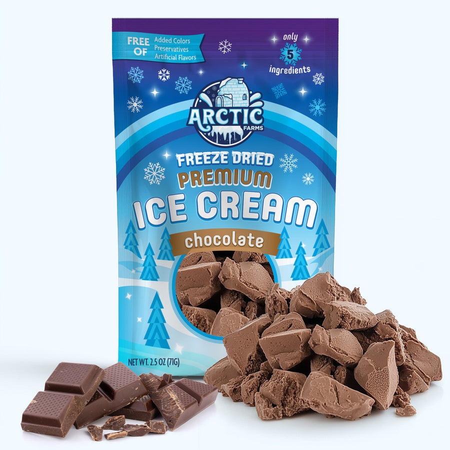 Chocolate Premium Freeze Dried Ice Cream (Large Pack)