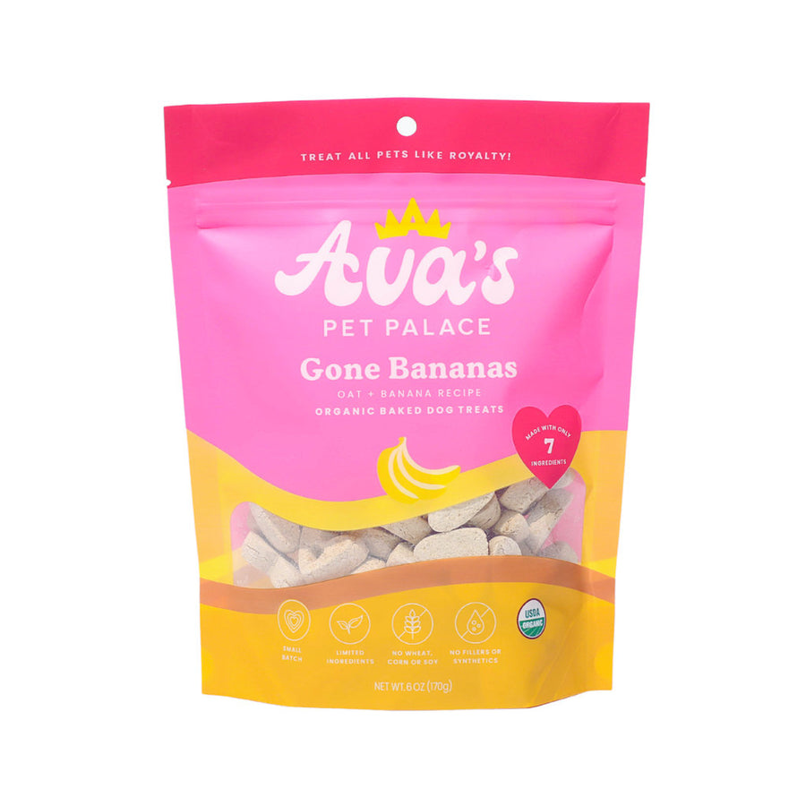 Organic Baked Dog Treats - Gone Bananas