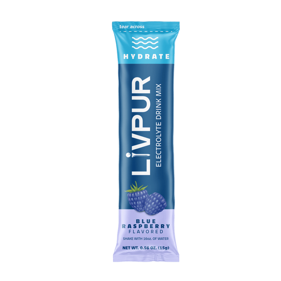 LivPur Nutrition Blue Raspberry Hydration (15 Servings)