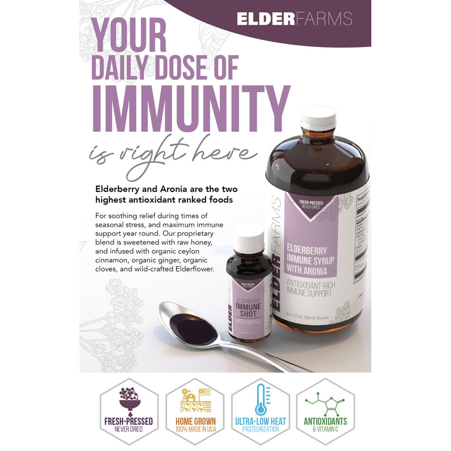 Elderberry Immune Syrup with Aronia