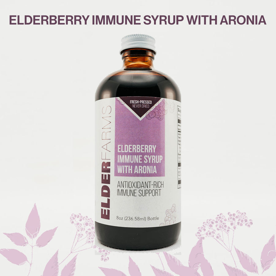 Elderberry Immune Syrup with Aronia