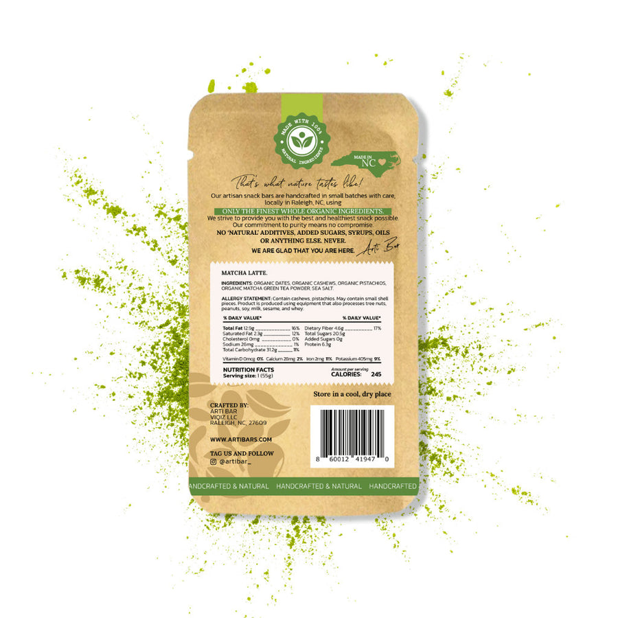 Arti Bar - Matcha Latte (12-pack)