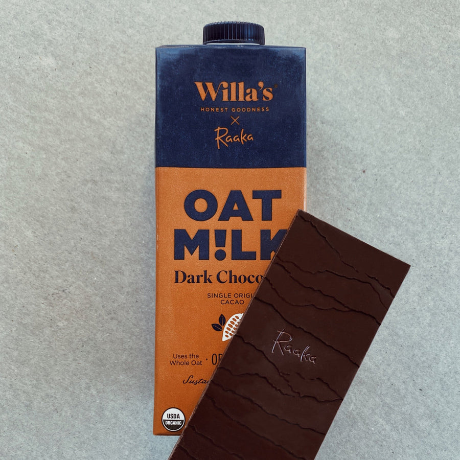 Willa's x Raaka Dark Chocolate Vegan Oat Milk (Pack)