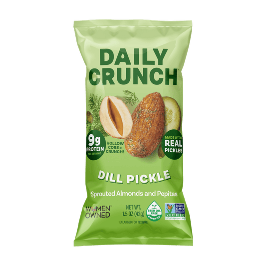 Dill Pickle Sprouted Almonds, Single Serve (8-Pack)