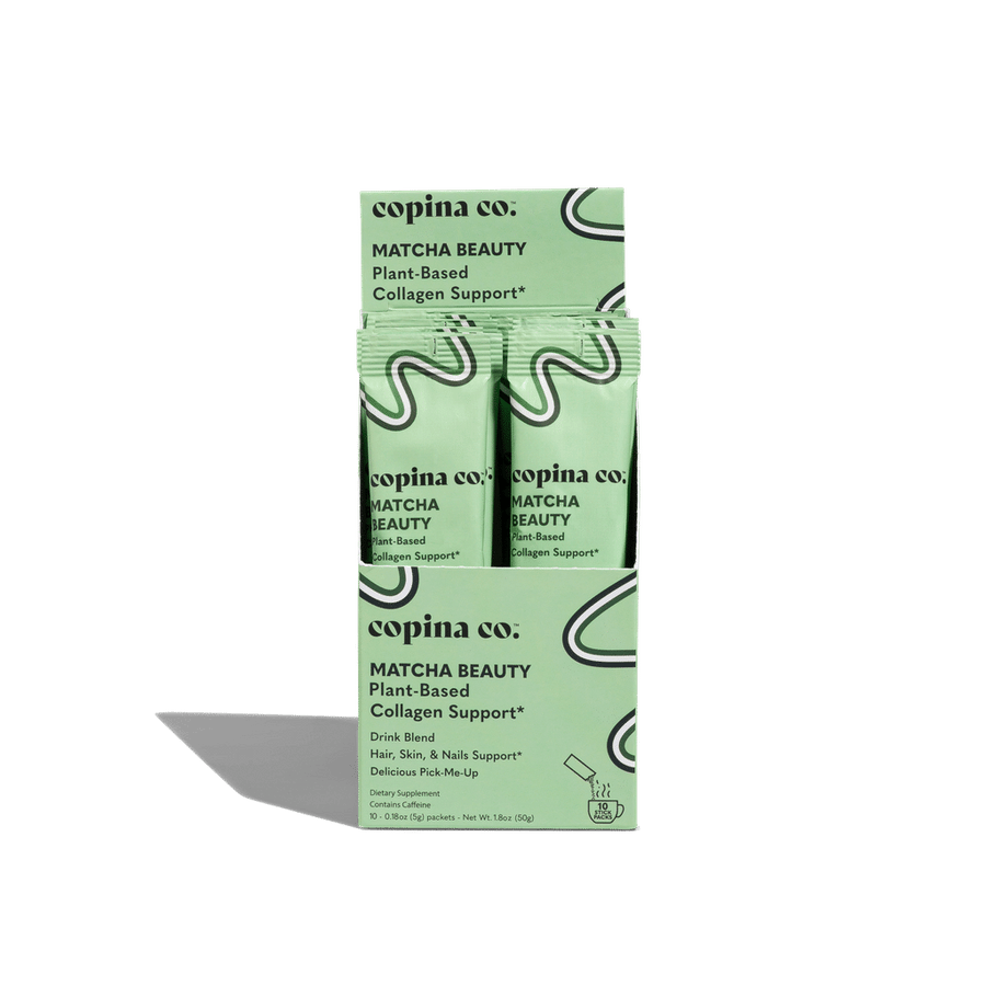 Matcha Beauty Vegan Collagen Support Latte Sticks (10-Pack)