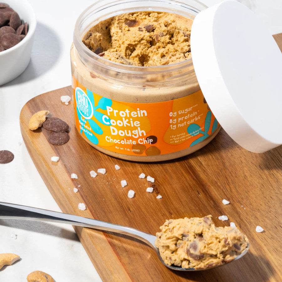 Protein Cookie Dough in a Jar - Chocolate Chip