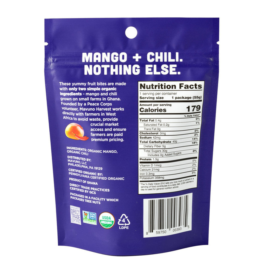 Mavuno Harvest Organic Mango & Chili Fruit Bites