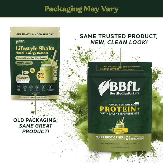 BBfL Matcha Cream Lifestyle Shakes (Whey)