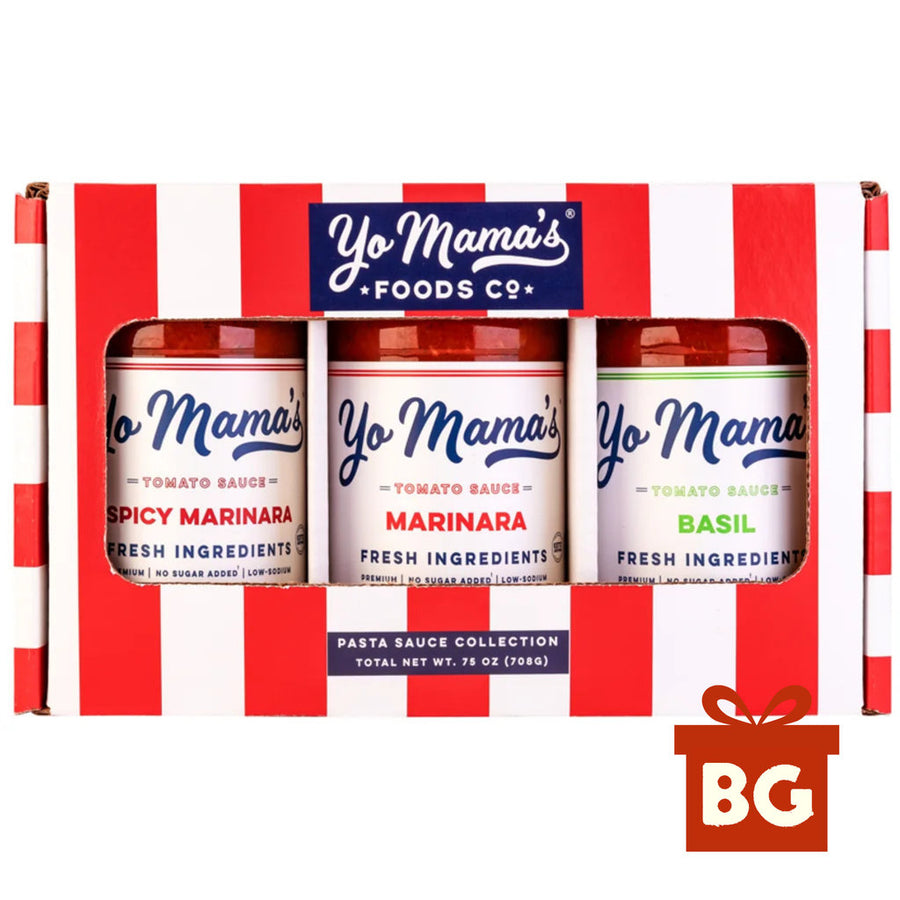 Yo Mama's Sampler Pasta Sauce Gift Set (3-Pack)