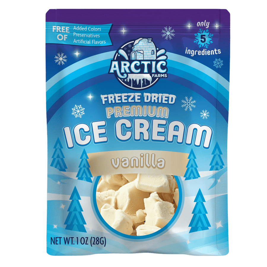 Vanilla Premium Freeze Dried Ice Cream (Small Pack)