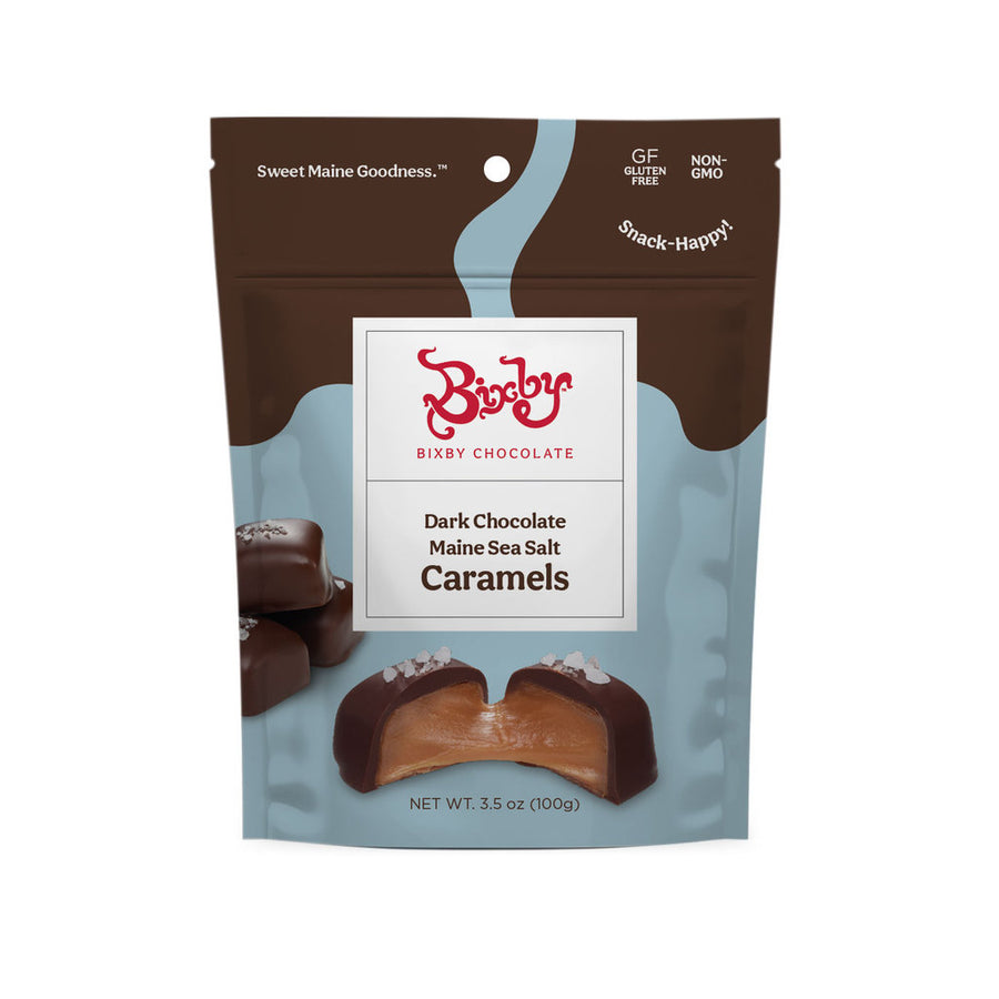 Dark Chocolate Sea Salted Caramels (6-pack)