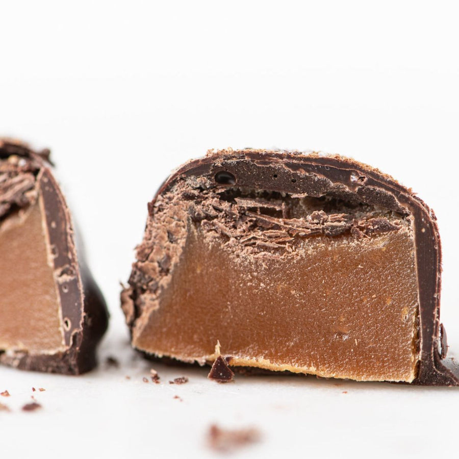 Dark Chocolate Sea Salted Caramels (6-pack)