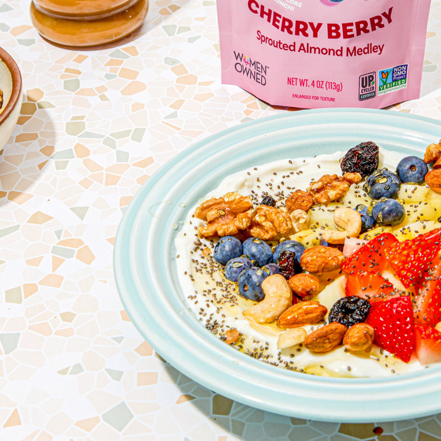 Cherry Berry Sprouted Nut Medley (6-Pack)