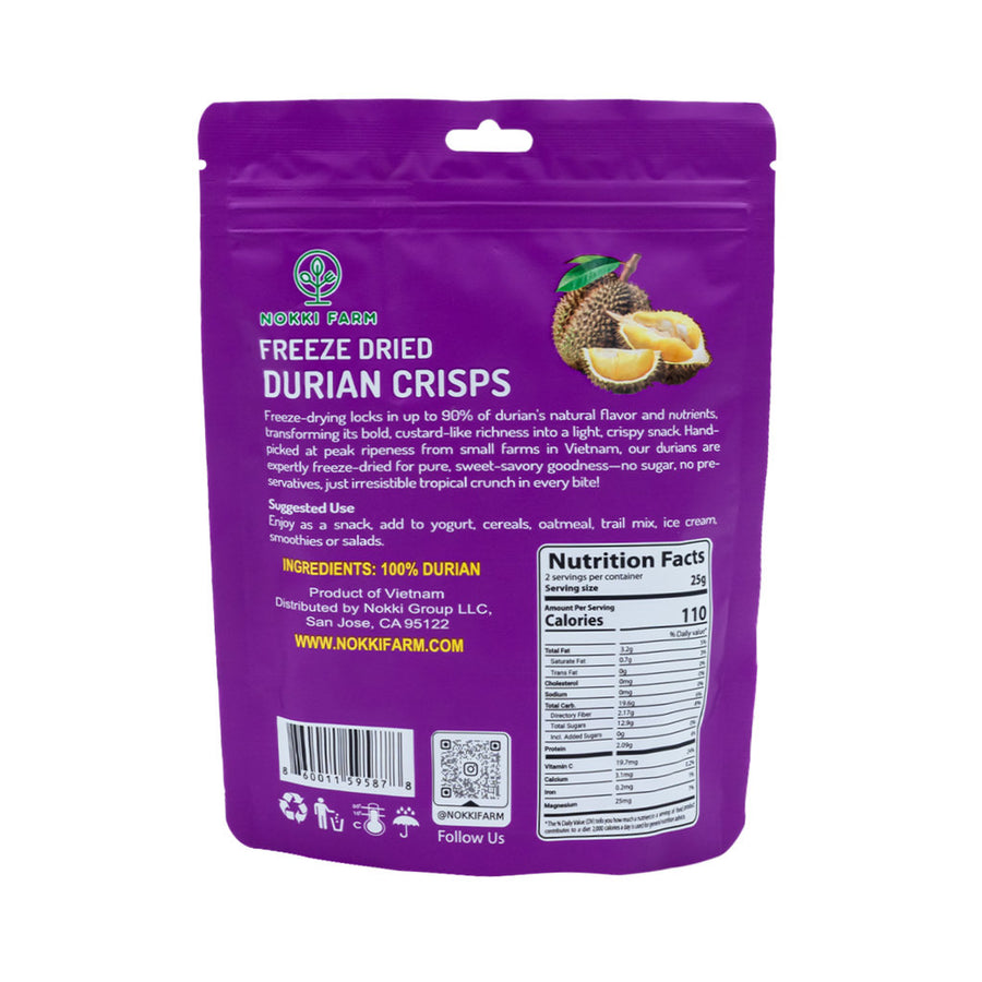 Freeze Dried Durian (Pack)