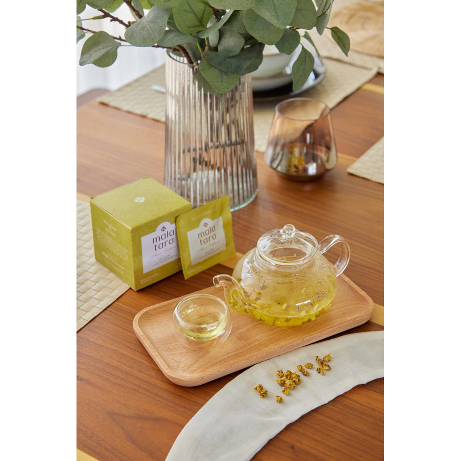 Organic Chrysanthemum Whole Flower Tea Box (Caffeine-Free)