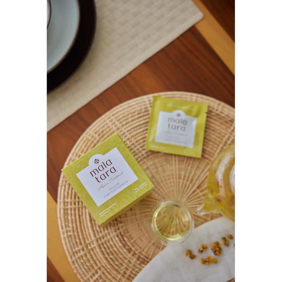 Organic Chrysanthemum Whole Flower Tea Box (Caffeine-Free)