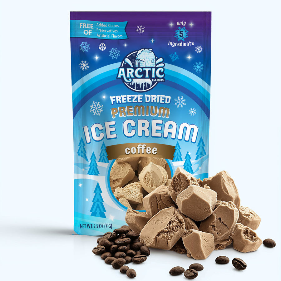 Coffee Premium Freeze Dried Ice Cream (Large Pack)