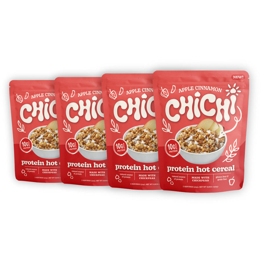 ChiChi Protein Hot Cereal - Apple Cinnamon (4-Pack)