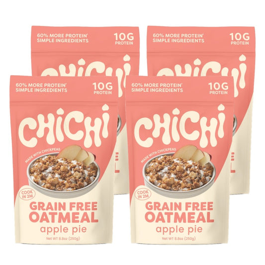 ChiChi ChickPea Hot Cereal - Apple Pie (4-Pack)