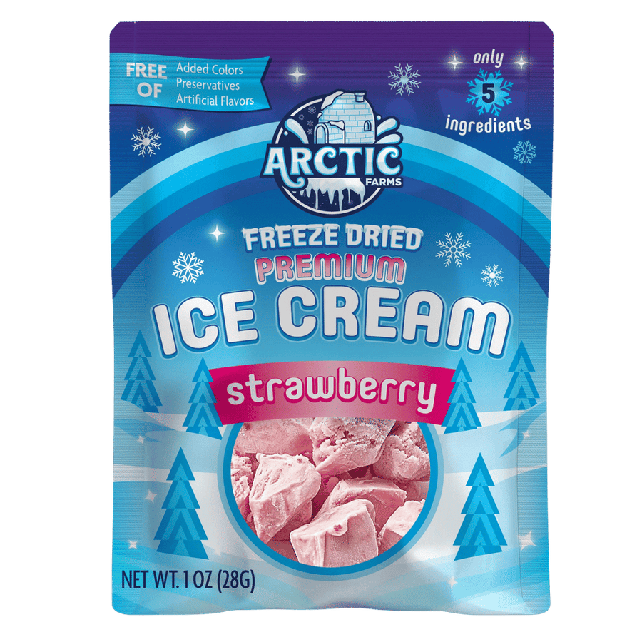 Strawberry Premium Freeze Dried Ice Cream (Small Pack)