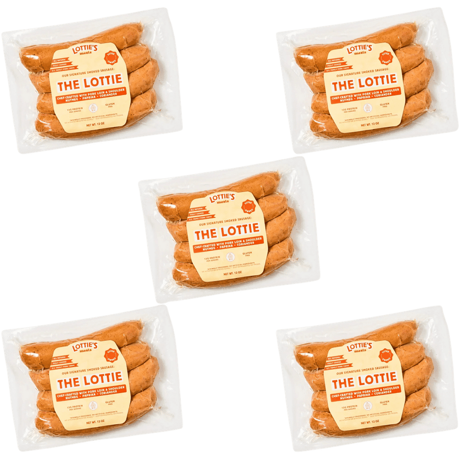 Signature Smoked Pork Sausage - GF, All Natural (5-Pack)